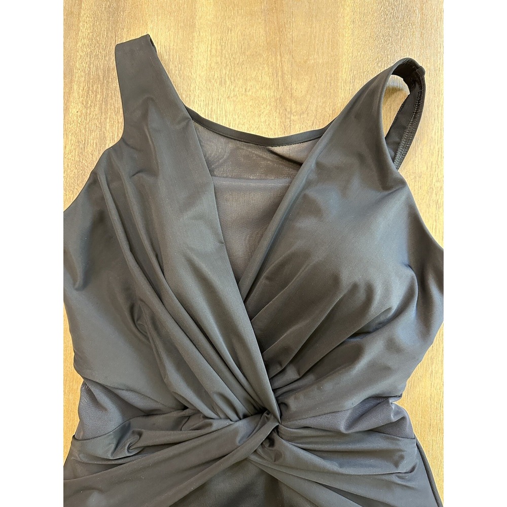 Miraclesuit 16W Illusionist Palma One‎ Piece Swimsuit Black - Picture 5 of 11